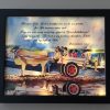 Lighting Framed Picture with Bible Verses Lamentation 3:22-24 : 8x10" Print-on-Demand, Buffalo Cart Ride by Mason P. - Image 2